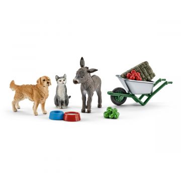 Schleich Farm World Se nourrir à la ferme 41423