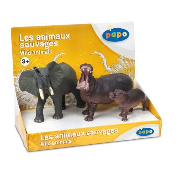 Papo Wild Life Display Doos Wilde Dieren 2 (3 Fig) 80001