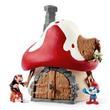 Schleich Schtroumpfs Maison des Schtroumpfs avec 2 figurines 20803