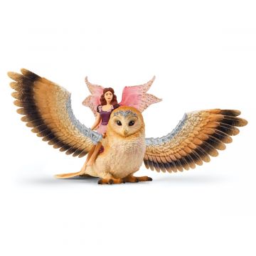 Schleich Bayala Elfe a dos de chouette scintillante 70789