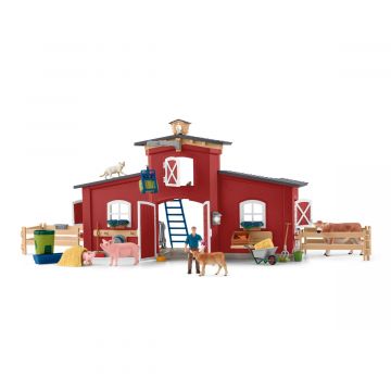 Schleich Farm World Grange rouge 42606