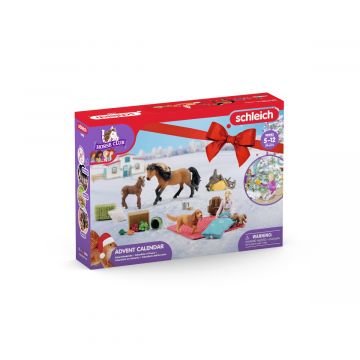 Schleich Horse Club Calendrier de I'Avent 2023 avec 24 fenêtres 98982