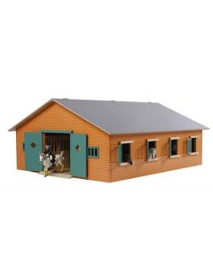 Ecurie pour enfants Globe Bois Brun 1:24 avec 7 cases 610595