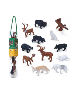 Mojo Woodland mini animaux de la forêt 12pcs 380054