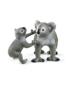 Schleich Wild Life Maman koala aves son bebe 42566